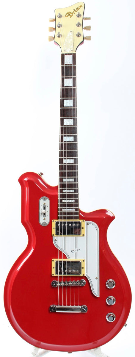 1990s Brian by Bacchus BNG-450 National Map Guitar red – Yeahman's