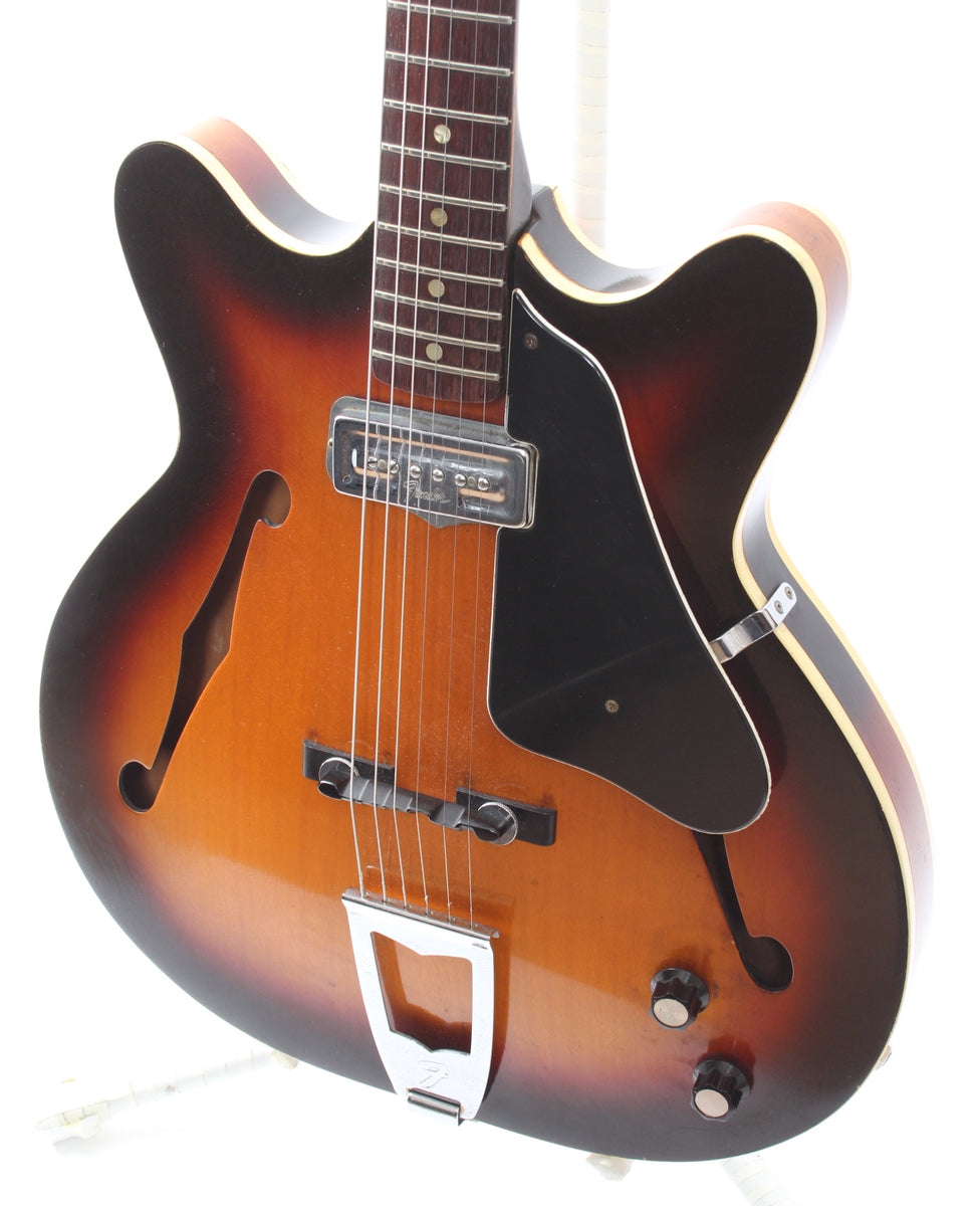 1966 Fender Coronado I sunburst – Yeahman's Vintage & Used Guitars
