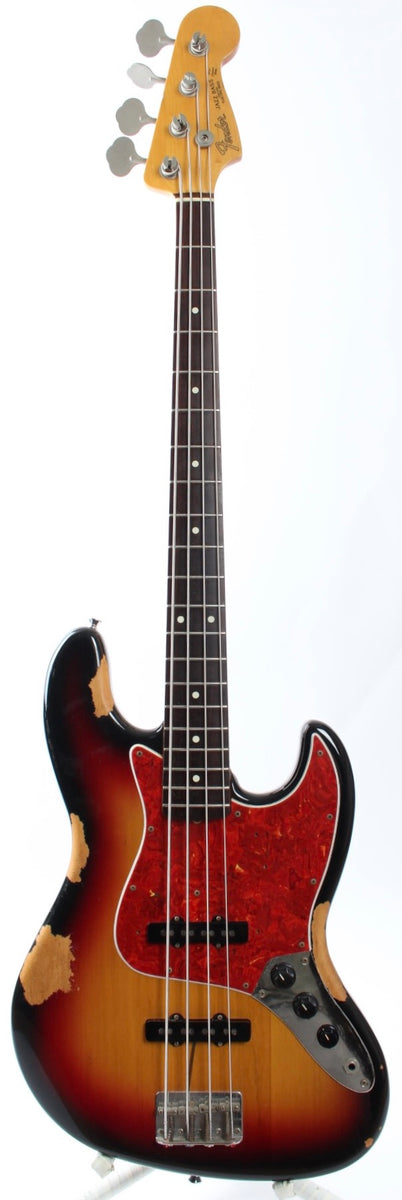 1994 Fender Jazz Bass 62 Reissue sunburst – Yeahman's Vintage