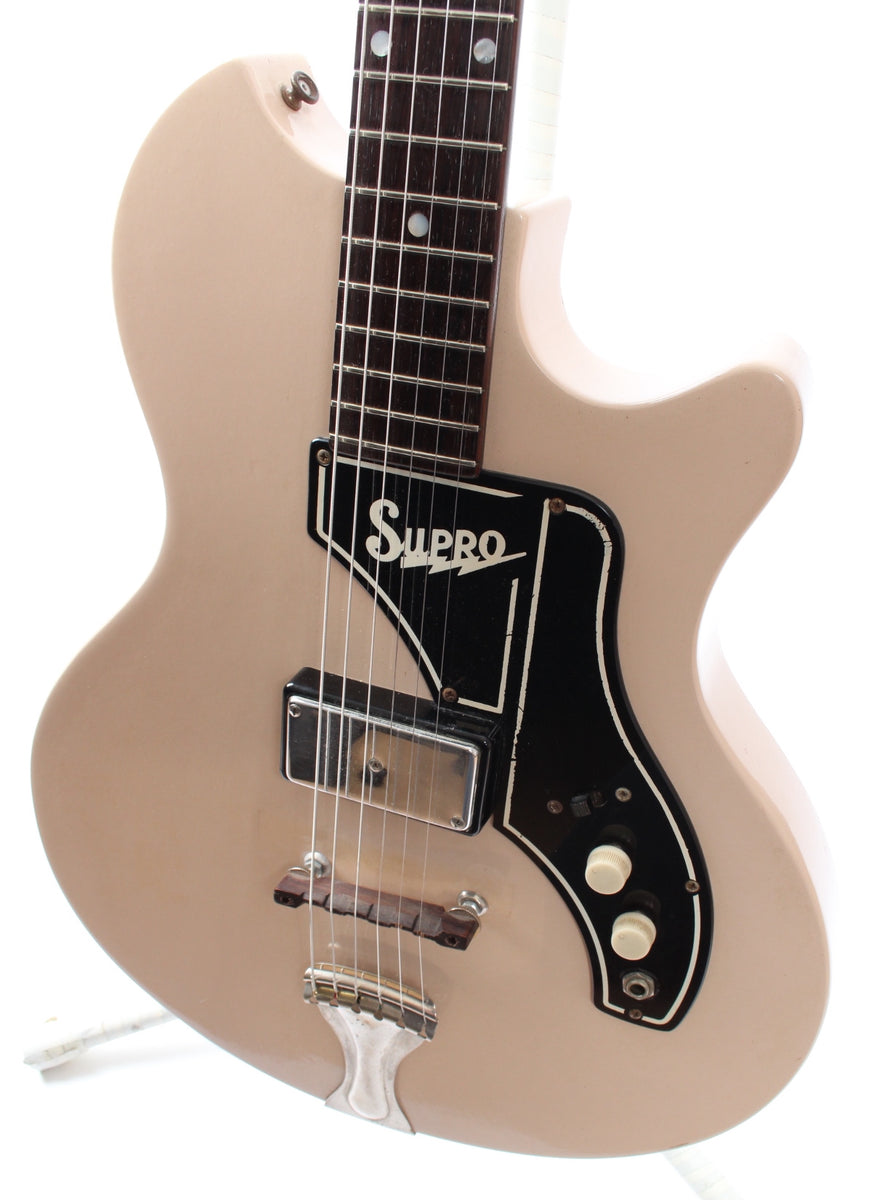1963 Supro Kingston desert sand – Yeahman's Vintage & Used Guitars