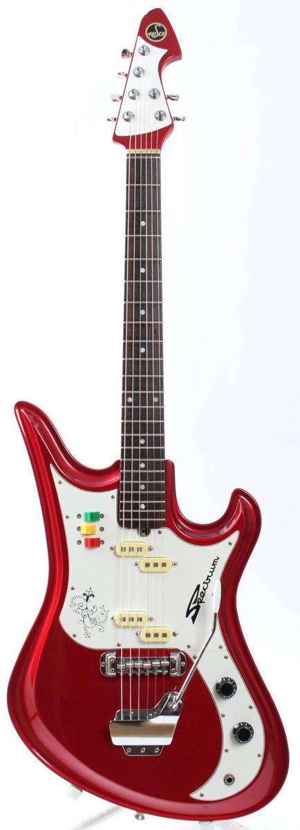 2001 Teisco Spectrum SP-62 metallic red – Yeahman's Vintage & Used