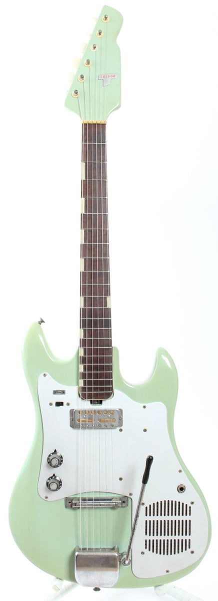 1964 Teisco TRG-1L sonic blue – Yeahman's Vintage & Used Guitars
