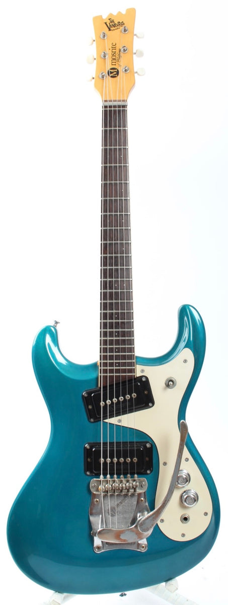 1990s Mosrite The Ventures MK1 Short Scale blue metallic