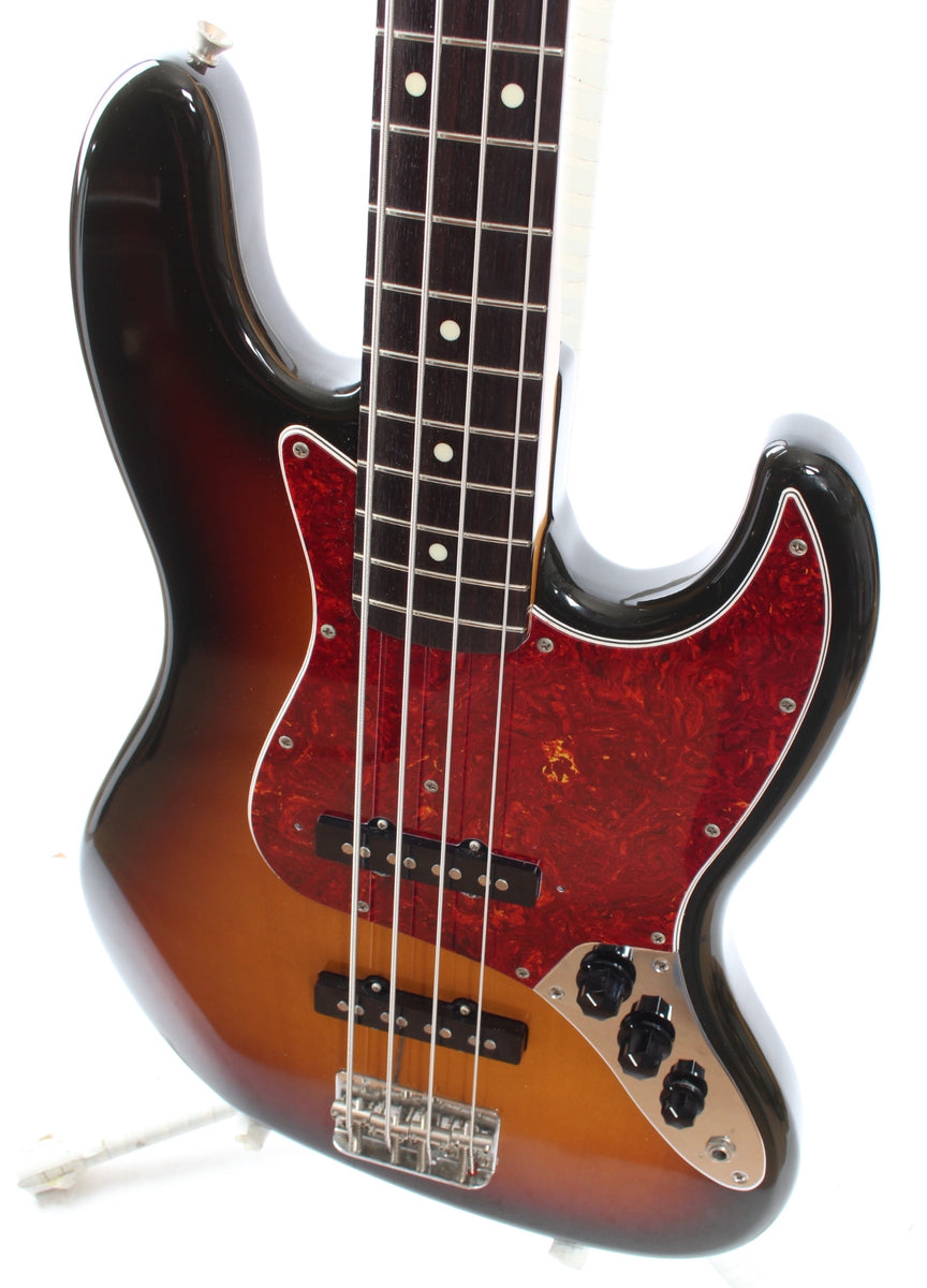 1990 Fender Jazz Bass 62 Reissue sunburst – Yeahman's Vintage