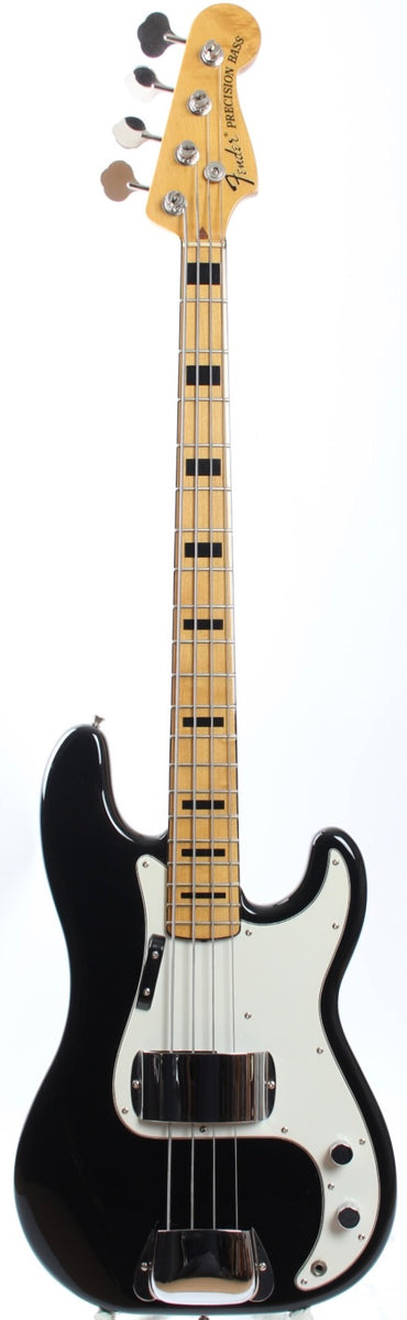 2004 Fender Precision Bass 70 Reissue Black Block Inlays black