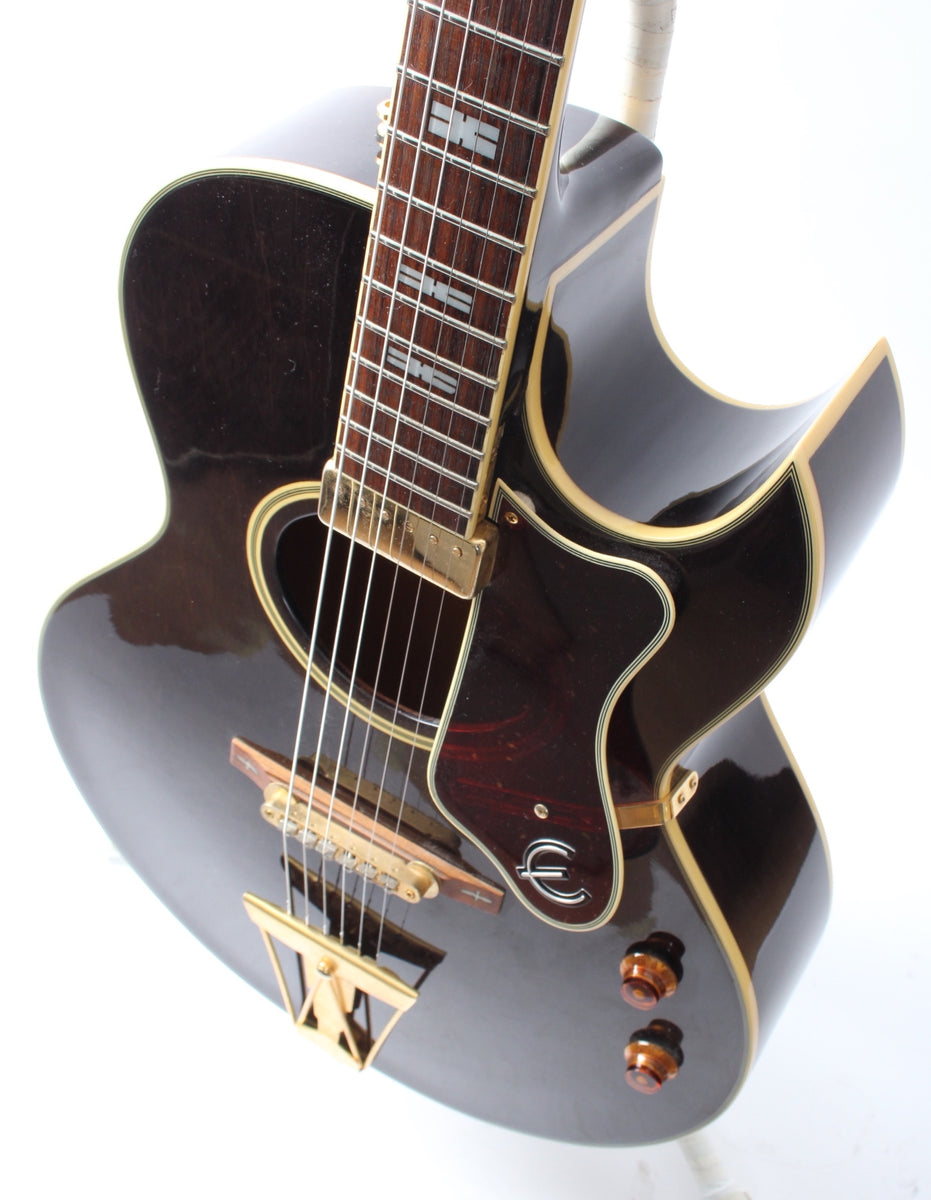 1996 Epiphone Howard Roberts translucent black – Yeahman's Vintage