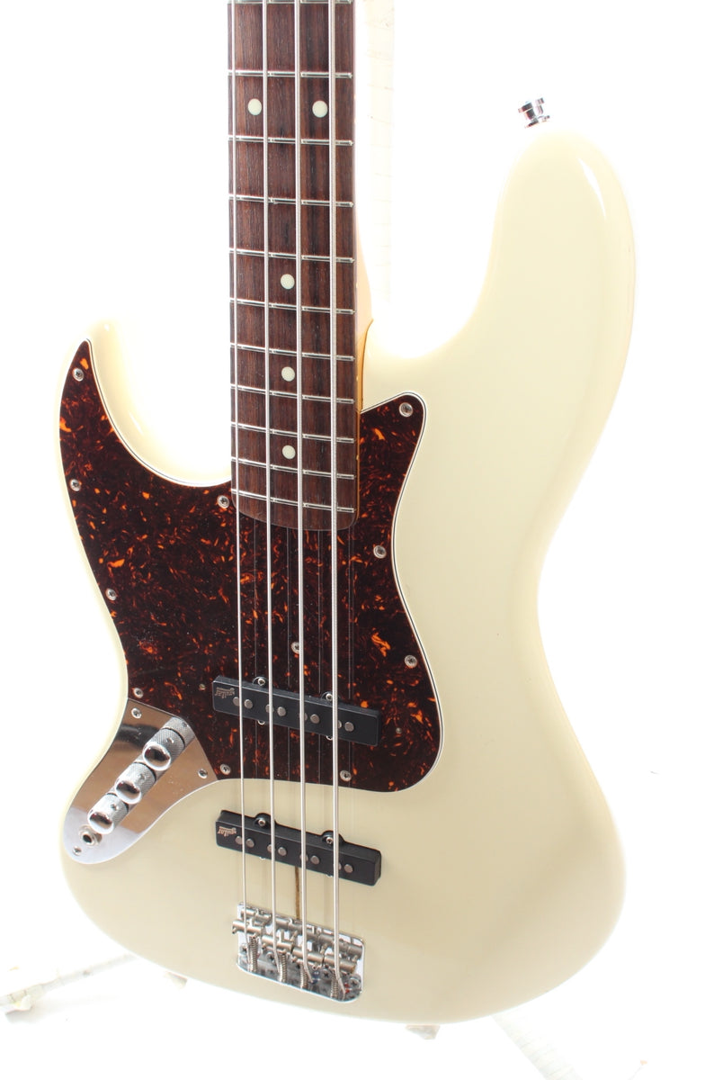 1988 Fender Jazz Bass 62 Reissue Lefty vintage white – Yeahman's