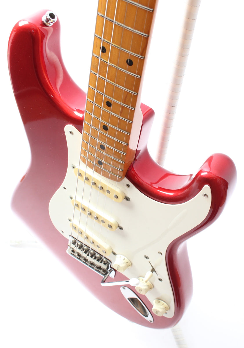 1992 Fender Stratocaster 57 Reissue candy apple red – Yeahman's