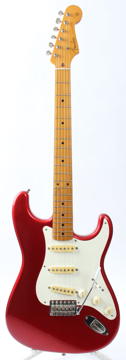 1992 Fender Stratocaster 57 Reissue candy apple red – Yeahman's