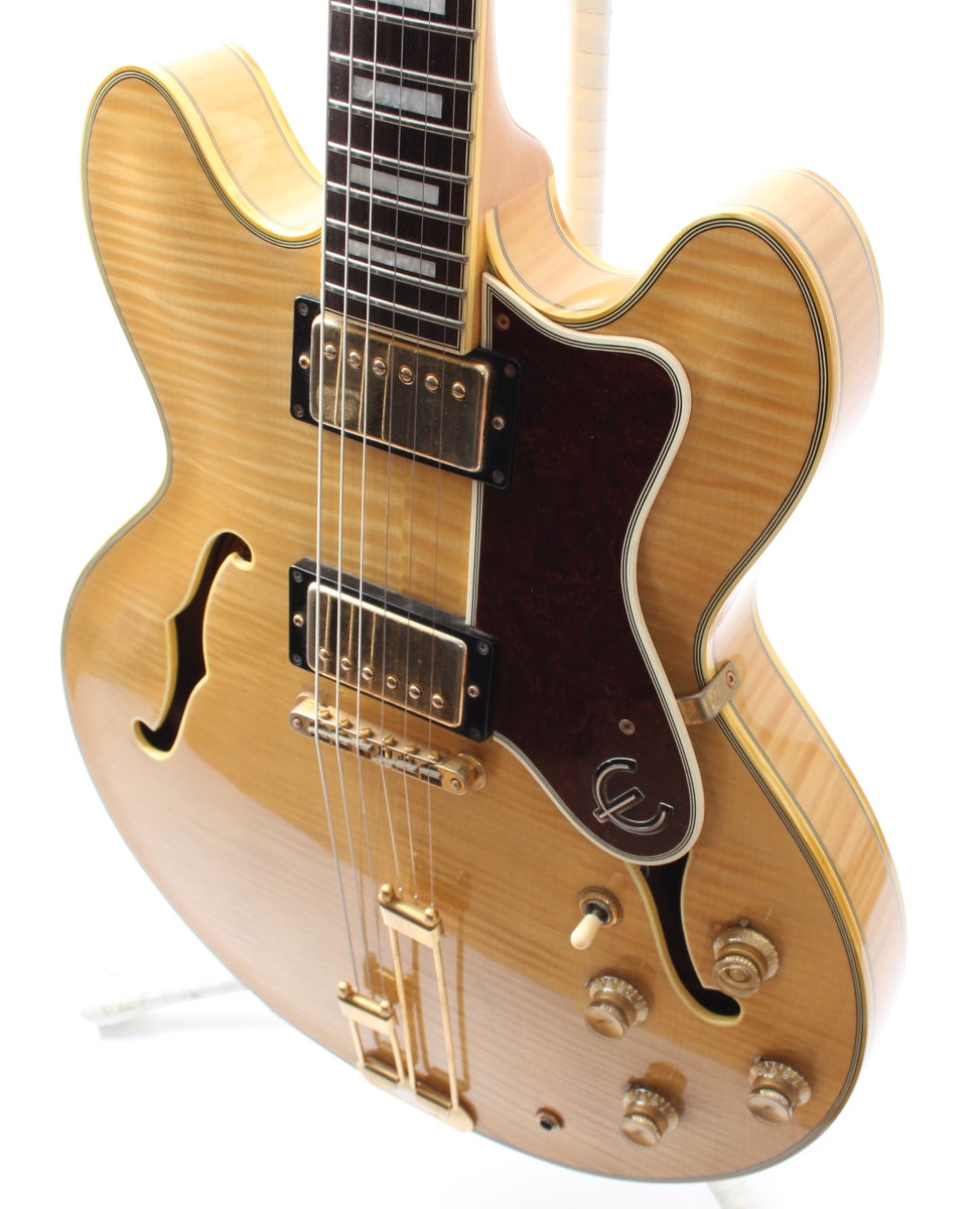 1991 Epiphone Sheraton natural blonde – Yeahman's Vintage & Used