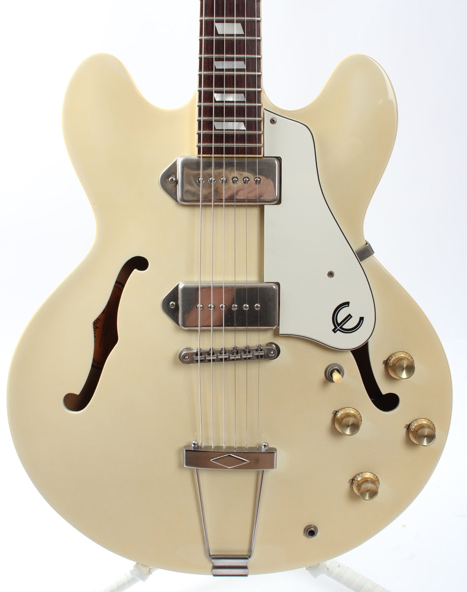 1988 Epiphone Casino alpine white – Yeahman's Vintage & Used Guitars