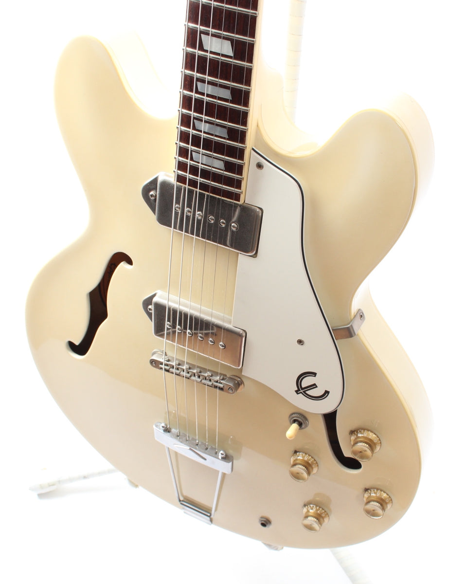 1988 Epiphone Casino alpine white – Yeahman's Vintage & Used Guitars