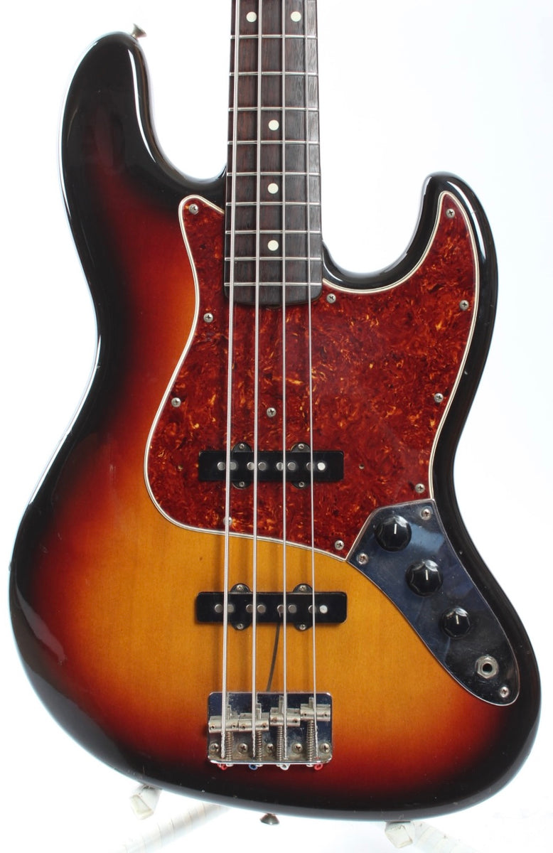 1982 Squier by Fender Jazz Bass 62 Reissue sunburst – Yeahman's
