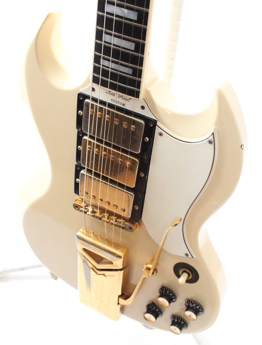 1962 Gibson Les Paul SG Custom polaris white – Yeahman's Vintage