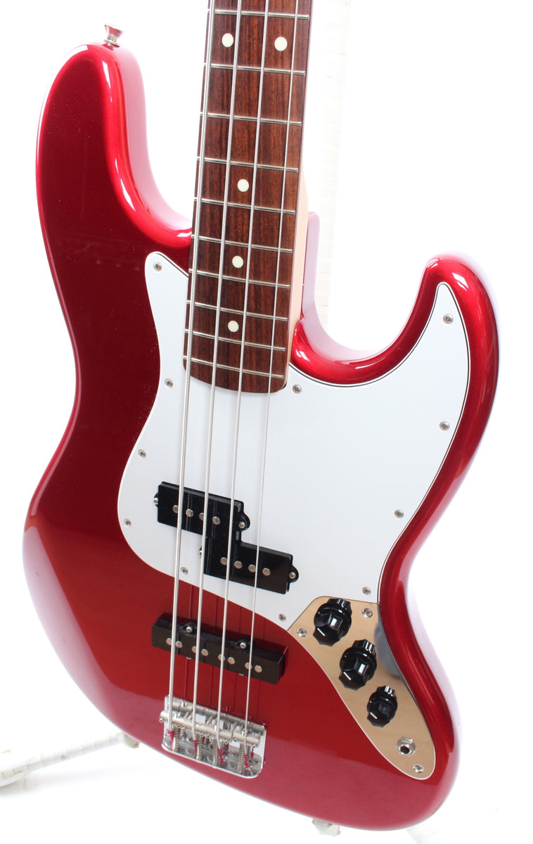 Fender Japan Jazz Bass 1994年製 1994 Fender Japan Standard Jazz Bass - Candy Apple Red - The