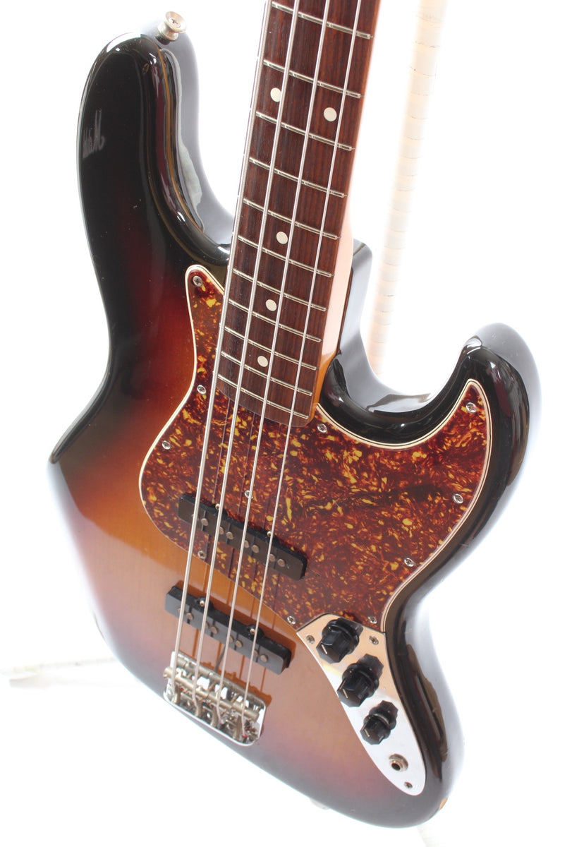 1983 Squier Jazz Bass 62 Reissue sunburst – Yeahman's Vintage