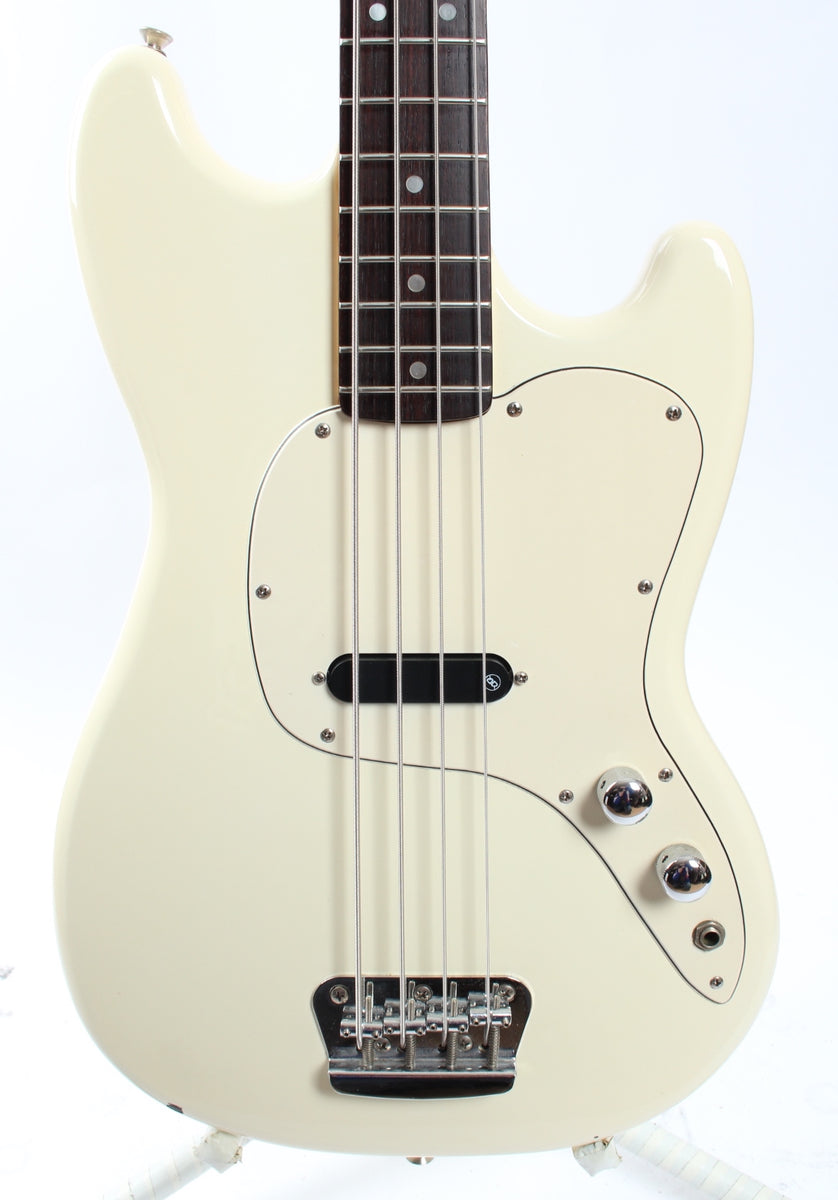1997 Squier Musicmaster Bass arctic white – Yeahman's Vintage