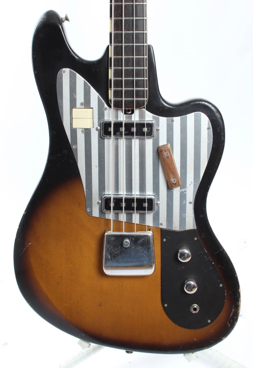 1960s Teisco NB-4 EB-200 Bass sunburst – Yeahman's Vintage