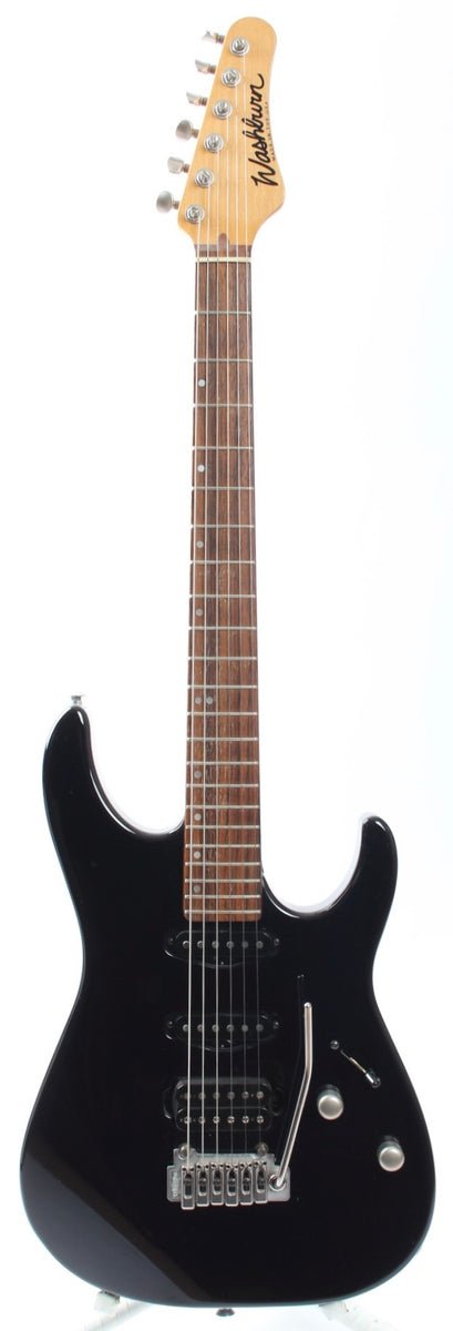 1994 Washburn USA MG-100 SSH trans black – Yeahman's Vintage