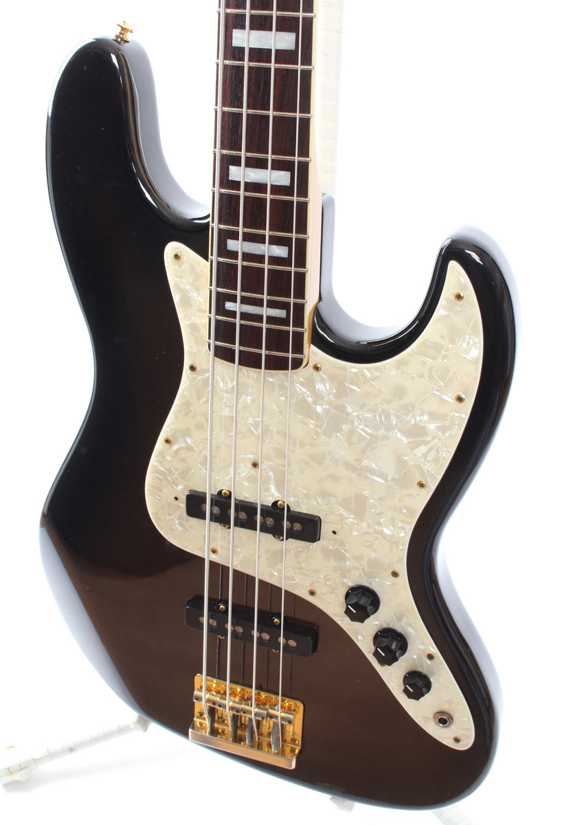 1996 Fender Jazz Bass The Ventures black burst – Yeahman's Vintage