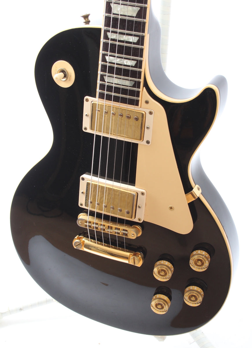1998 Gibson Les Paul Standard gold hardware ebony – Yeahman's