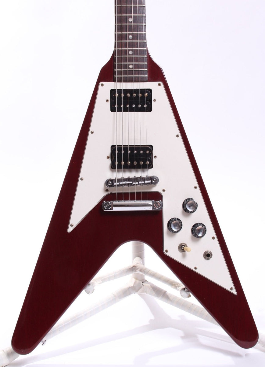 【レア】Gibson Flying V Re-issue 1990年製 1990 Gibson Flying V 67 Reissue cherry red – Yeahman's Vintage