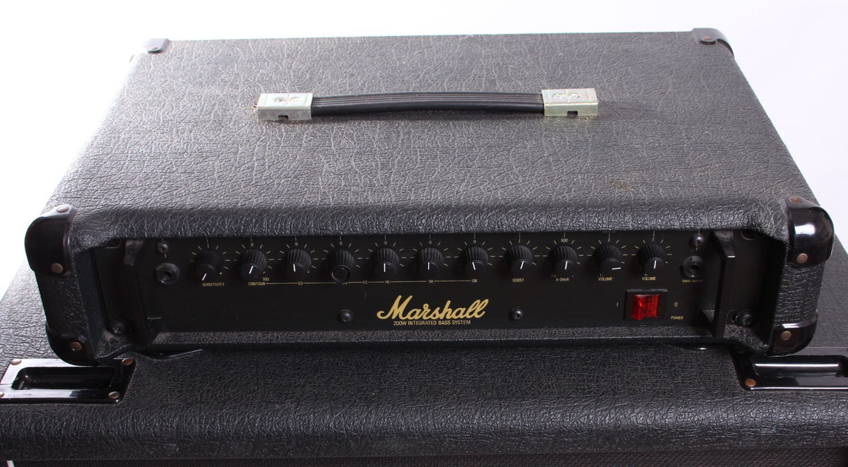 1980s Marshall 3520 Bass Head with 1510 JCM800 cabinet – Yeahman's