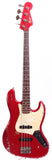 1990s Matsushita Seen Fender Jazz Bass 62 Reissue Replica candy apple red