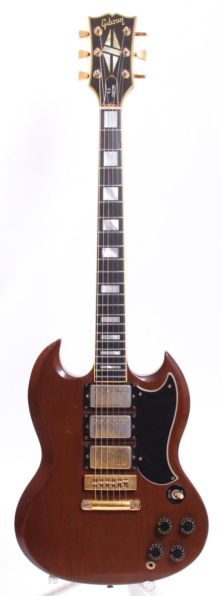 1976 Gibson SG Custom walnut brown – Yeahman's Vintage & Used Guitars
