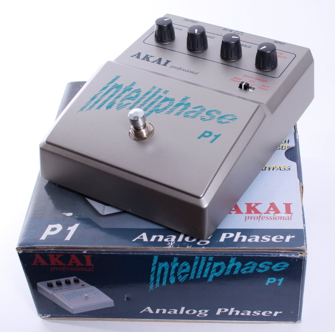 AKAI Intelliphase P1 フェイザー 2002 Akai Intelliphase P1 Phaser grey – Yeahman's Vintage & Used