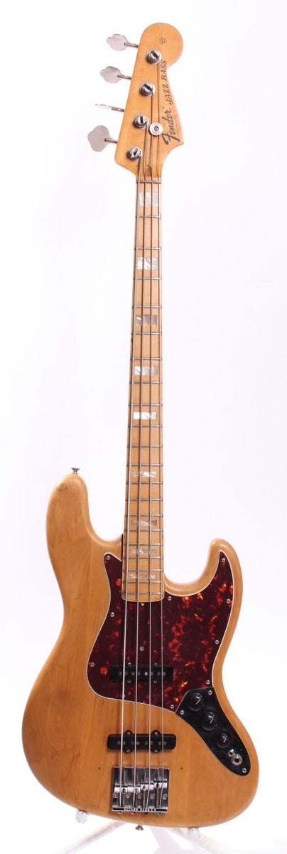 1974 Fender Jazz Bass natural – Yeahman's Vintage & Used Guitars