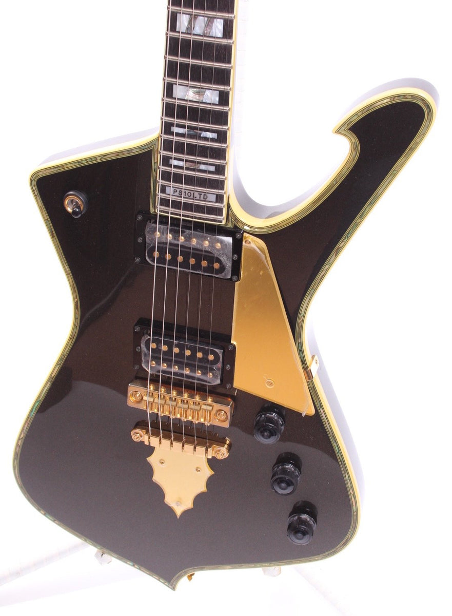 1995 Ibanez Paul Stanley Signature Iceman PS10LTD black pearl NOS