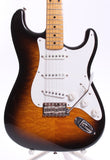 1987 Fender Stratocaster 54 Reissue solid quilt body sunburst NOS