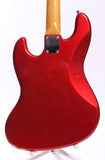 1990s Fender Japan Jazz Bass 62 Reissue candy apple red