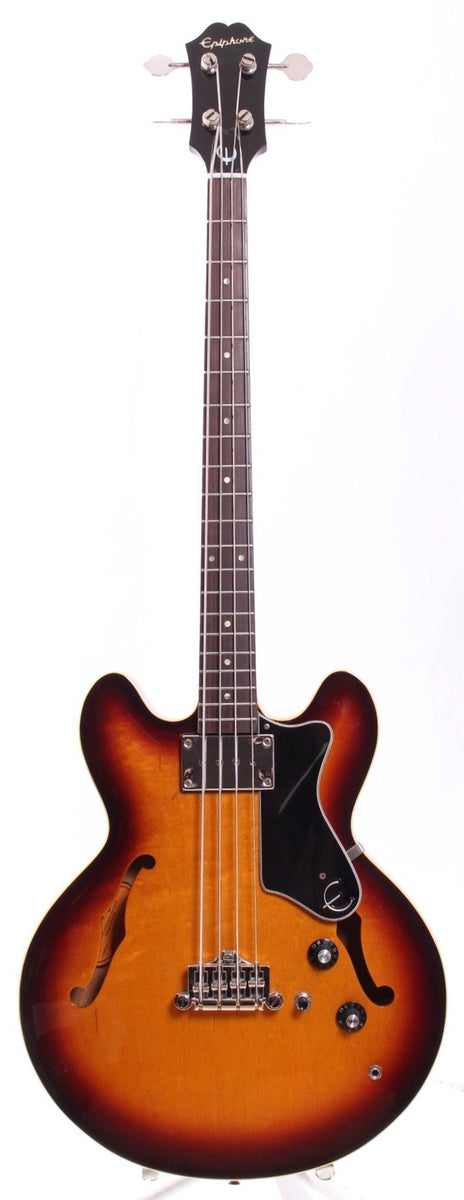 ベース Epiphone EB-2 1990 Epiphone EB-2 Rivoli Bass Cherry | Guitar Chimp