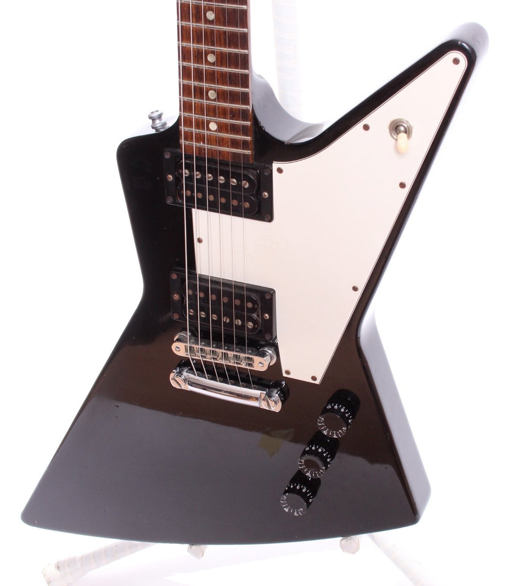 Gibson Explorer エクスプローラー 2006年製 Gibson Explorer Black 2006 – Chicago Music Exchange