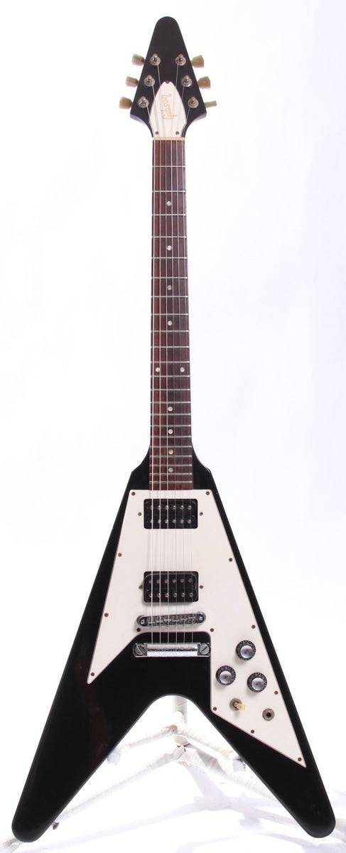 1995 Gibson Flying V 67 ebony – Yeahman's Vintage & Used Guitars