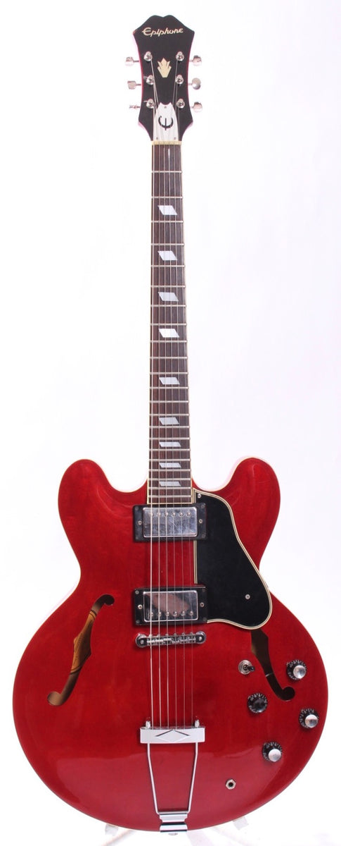 1995 Epiphone Riviera cherry red – Yeahman's Vintage & Used