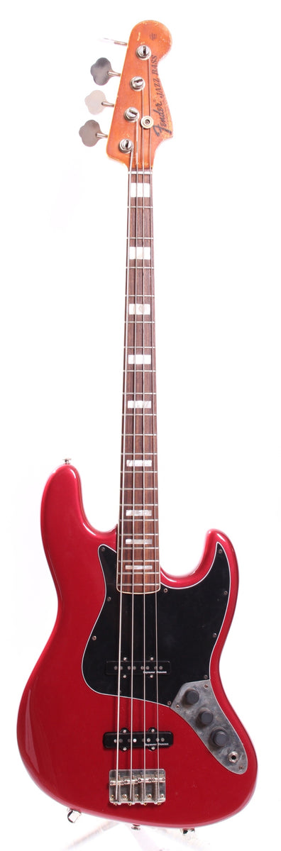 1974 Fender Jazz Bass candy apple red – Yeahman's Vintage & Used