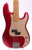 1990 Fender Precision Bass 57 Reissue candy apple red