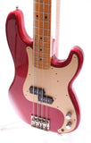 1990 Fender Precision Bass 57 Reissue candy apple red