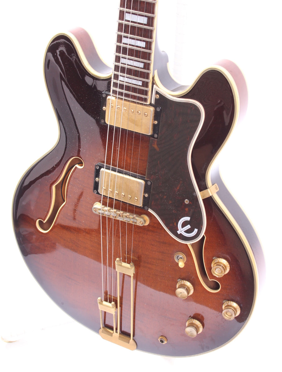 1988 Epiphone Sheraton vintage sunburst – Yeahman's Vintage & Used