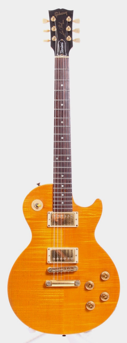 2002 Gibson Les Paul Special Plus flametop amber – Yeahman's