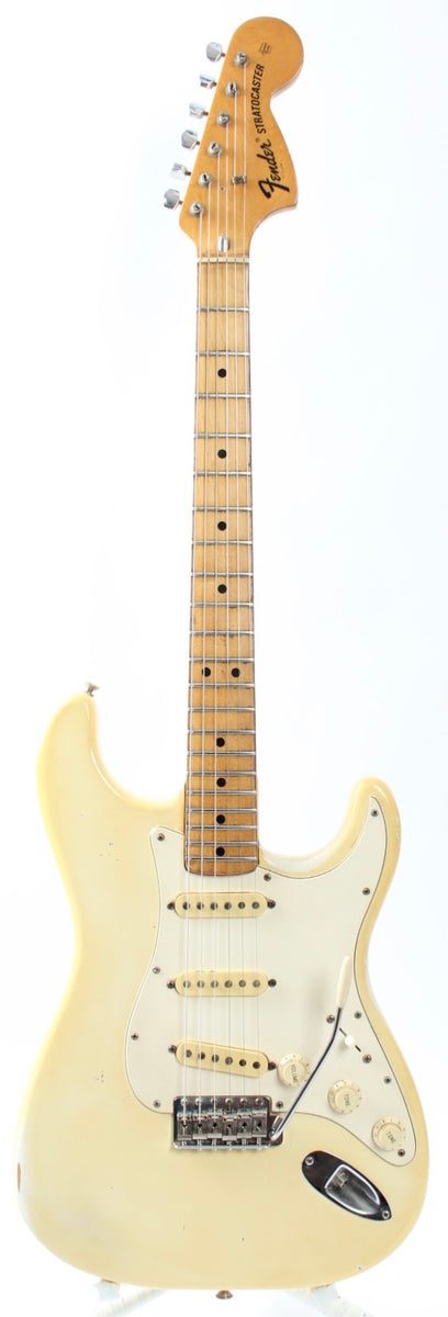 美品Fender Stratocaster アイボリー 1974 Fender Stratocaster olympic white – Yeahman's Vintage & Used