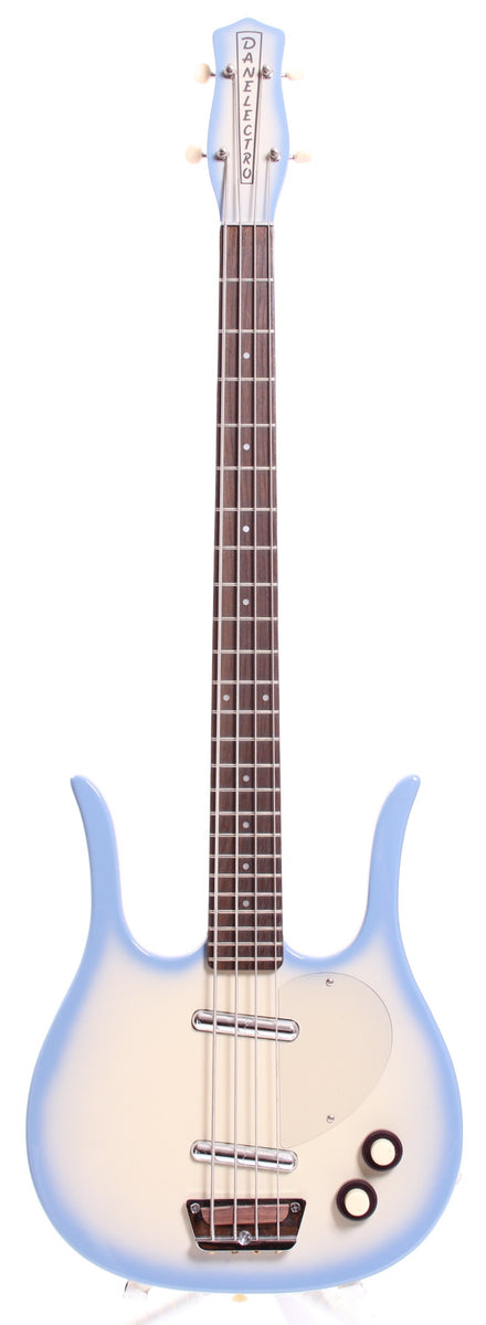 ベース Danelectro Longhorn Bass Blue Burst 2004 Danelectro Longhorn Bass blue burst – Yeahman's Vintage