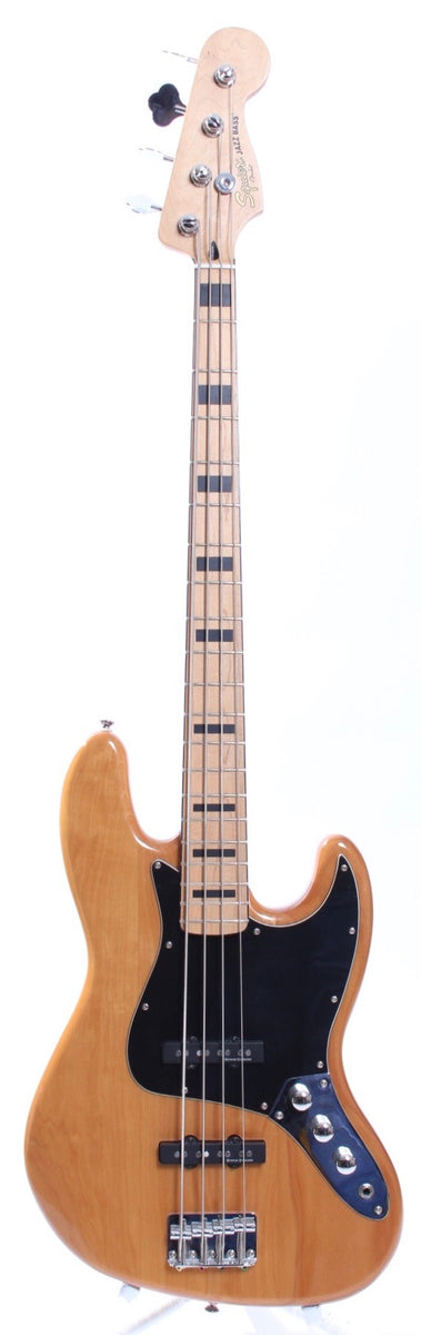 2010 Squier Jazz Bass Vintage Modified 70s natural