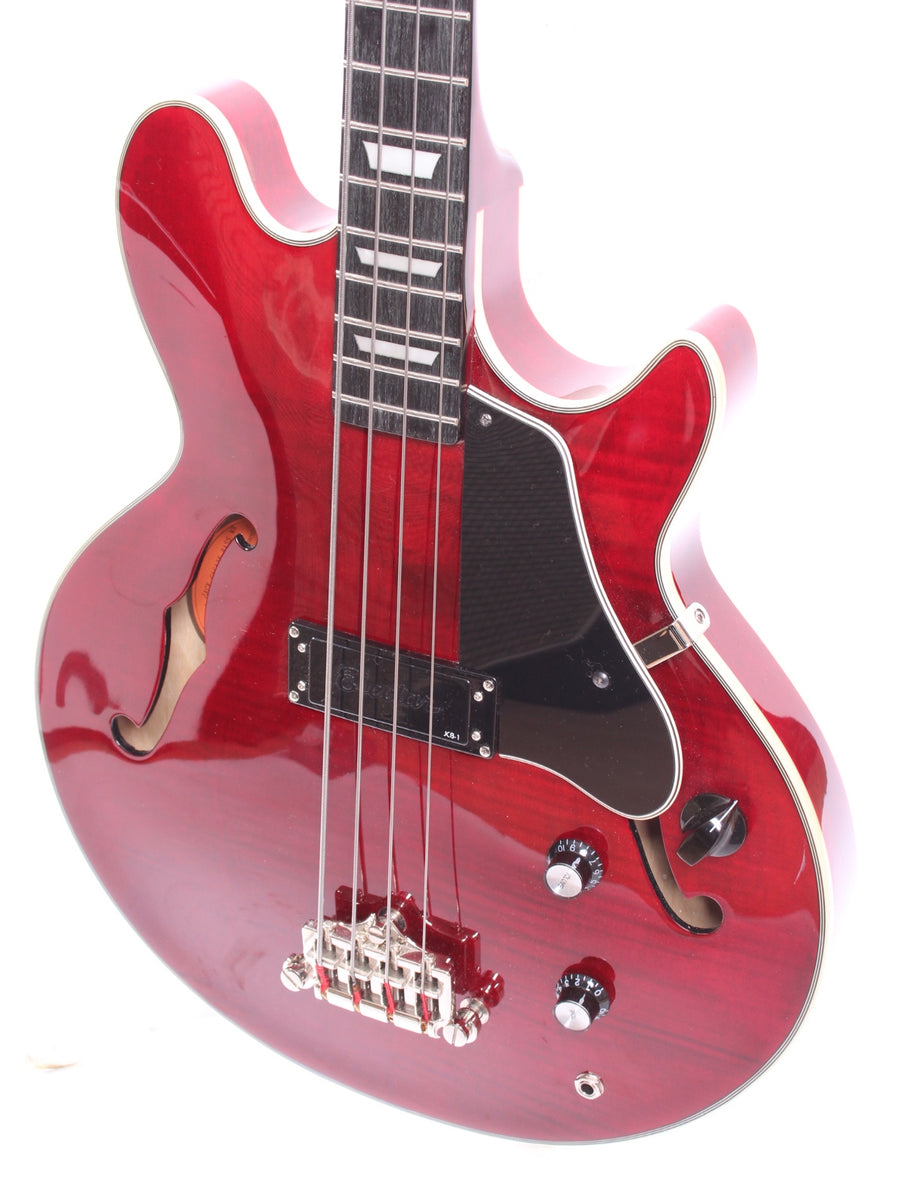 2017 Epiphone Jack Casady 20th Anniversary Bass cherry red