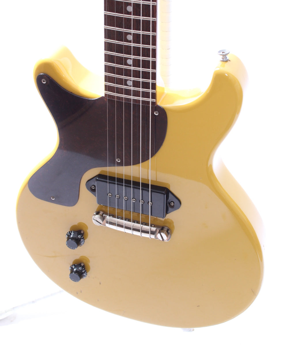 2001 Epiphone Japan Les Paul Junior DC lefty tv yellow – Yeahman's