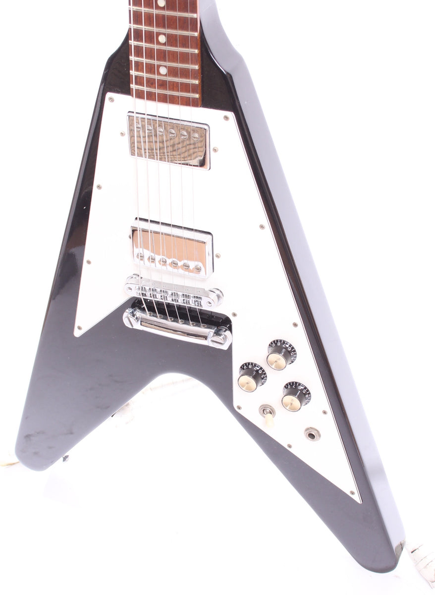 2000 Gibson Flying V 67 ebony – Yeahman's Vintage & Used Guitars