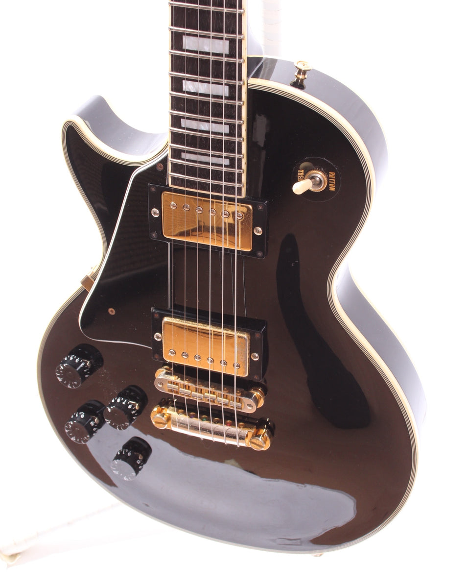 1989 Orville by Gibson Les Paul Custom lefty ebony – Yeahman's